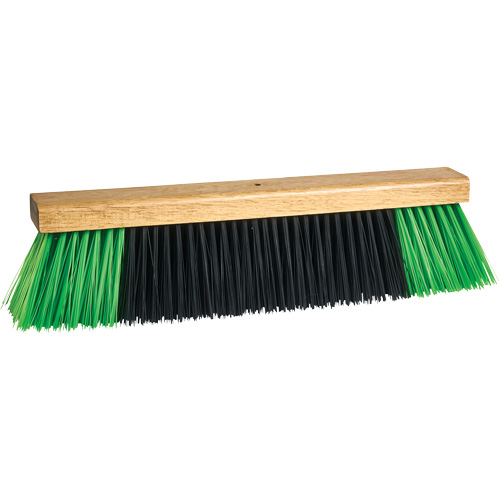 Bulldog Push Broom Head, 24", Coarse, PVC Bristles Kelford