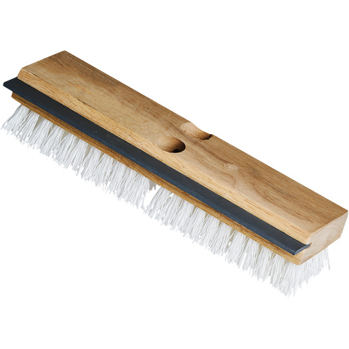 Brosse &agrave; r&eacute;curer utilitaire avec raclette, 11" l, Soies Polypropyl&egrave;ne, Blanc Kelford