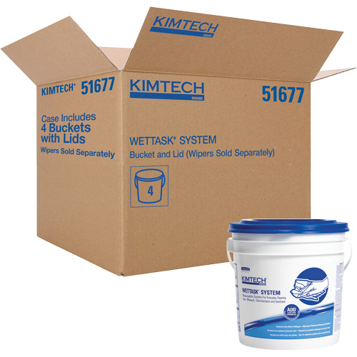 WetTask Wiping System Bucket with Lid Kelford