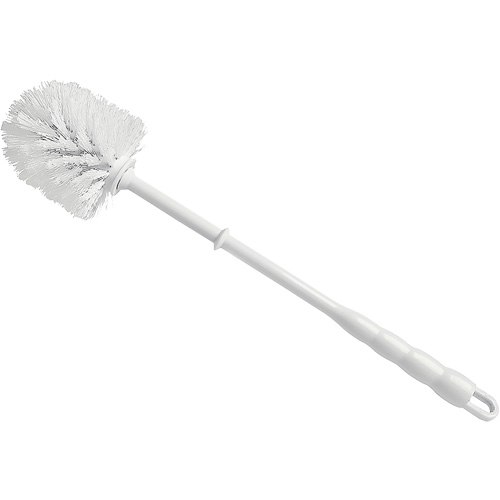 Bowl Brush, 15-1/2" L, Polypropylene Bristles, Red/White Kelford