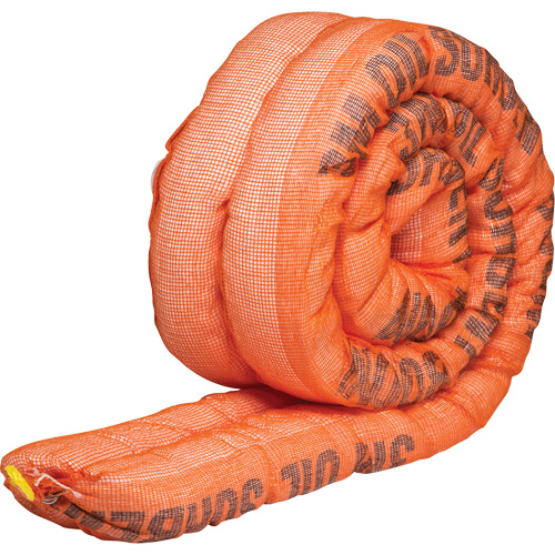 Petroleum Sorbent Double Boom, Oil Only, 10' L x 4" W, 36.8 gal Absorbancy Kelford