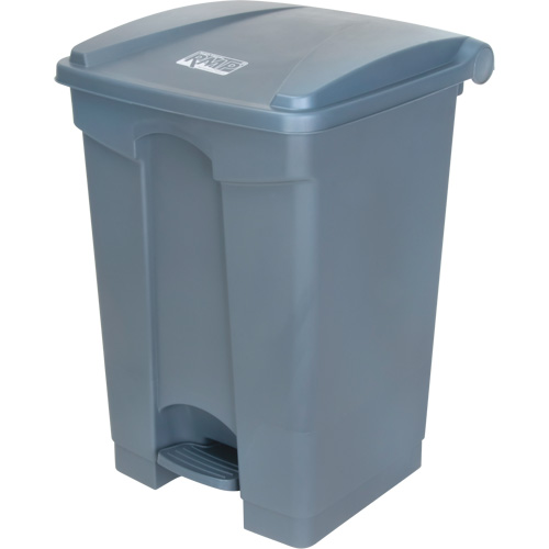 Step-On Garbage Can, Plastic, 12 US gal. Capacity Kelford