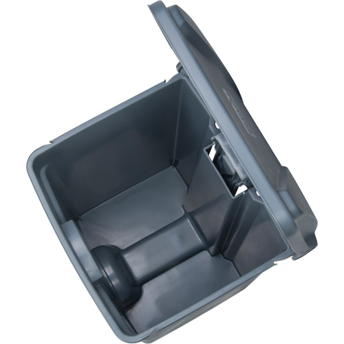 Step-On Garbage Can, Plastic, 12 US gal. Capacity Kelford