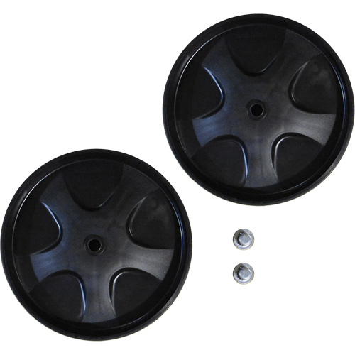 Replacement Wheels & Push Caps for Waste Dolly Kelford