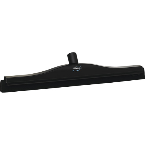 Fixed Head Food Hygiene Floor Squeegee, 20", Black Kelford