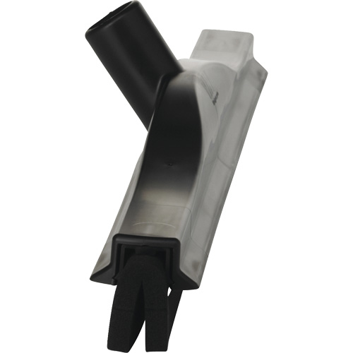 Fixed Head Food Hygiene Floor Squeegee, 20", Black Kelford