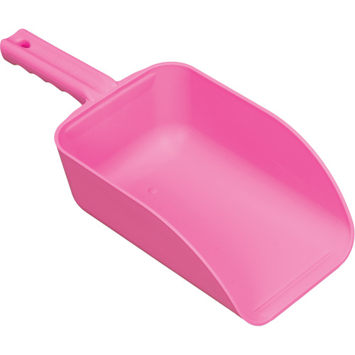 Large Hand Scoop, Plastic, Pink, 82 oz. Kelford