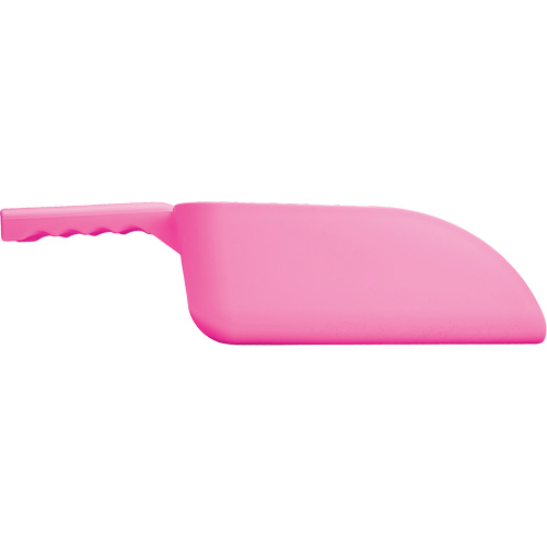 Large Hand Scoop, Plastic, Pink, 82 oz. Kelford