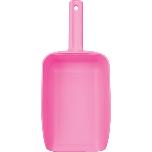 Large Hand Scoop, Plastic, Pink, 82 oz. Kelford