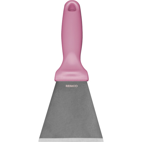 Large Stainless Steel Scraper, Pink, 3" W x 9" L Kelford