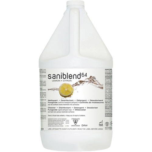 SaniBlend 64 Disinfectant Cleaner, 4 L, Jug Kelford