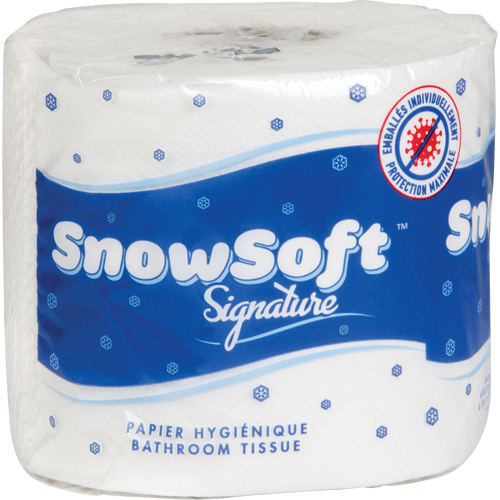 Snow Soft Premium Toilet Paper, 2 Ply, 600 Sheets/Roll, 145' Length, White Kelford