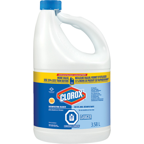 Disinfecting Liquid Bleach, 3.5 L, Jug Kelford