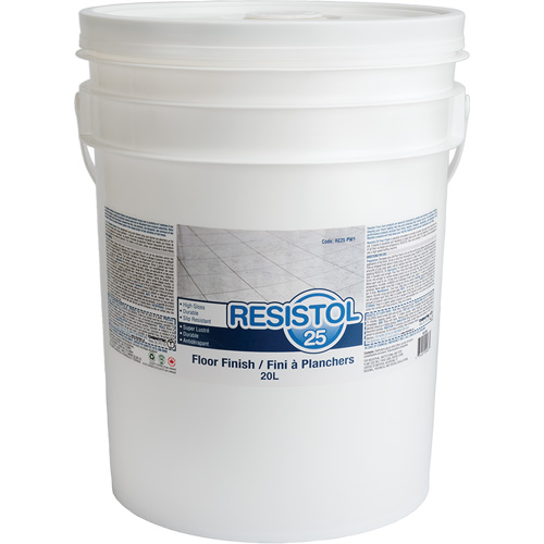 Resistol 25 Floor Finish, 20 L, Pail Kelford