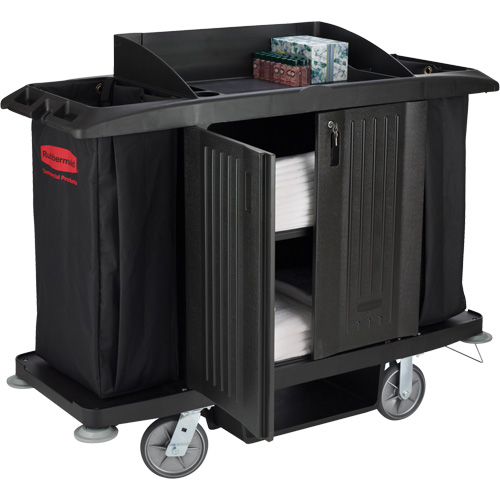 Executive Full-Size Housekeeping Cart with Doors Kelford