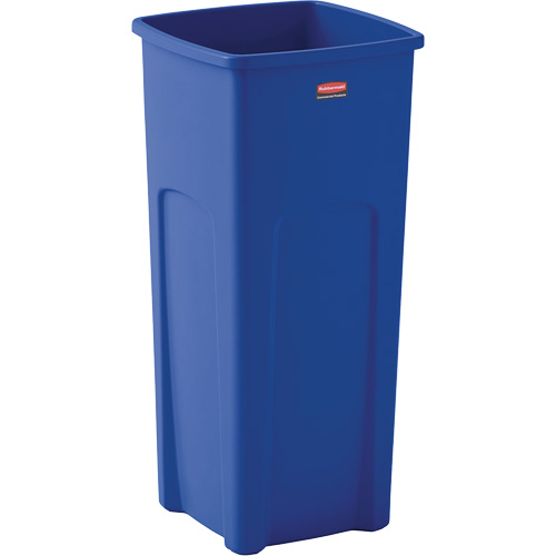 Conteneur de recyclage carr&eacute; Untouchable, Vrac, Plastique, 23 gal. US Kelford