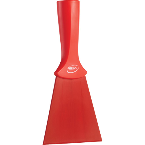 Nylon Scraper with Threaded Handle, Red, 4" W x 8" L Kelford