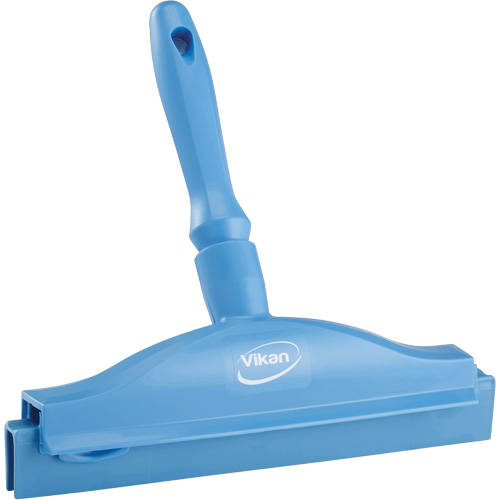 Raclette &agrave; lame double ultra hygi&eacute;nique, 10", Bleu Kelford