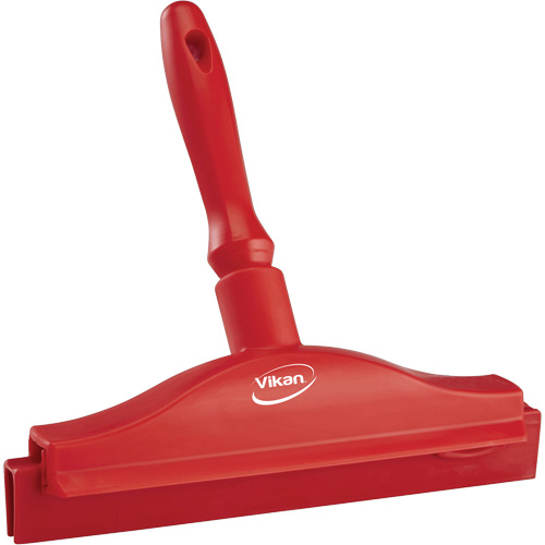Double Blade Ultra Hygiene Squeegee, 10", Red Kelford