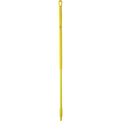 Handle, Broom/Brush/Pad Holder/Scraper/Squeegee, Yellow, Standard, 51-1/2" L Kelford