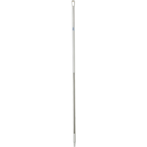 Handle, Broom/Brush/Pad Holder/Scraper/Squeegee, White, Ergonomic, 59" L Kelford