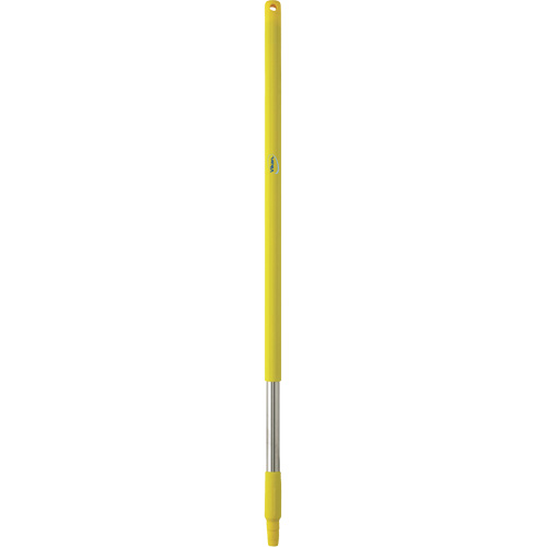 Handle, Broom/Brush/Pad Holder/Scraper/Squeegee, Yellow, Standard, 40" L Kelford