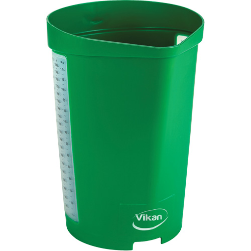 Cruche gradu&eacute;e, Plastique, Vert, 65 oz Kelford