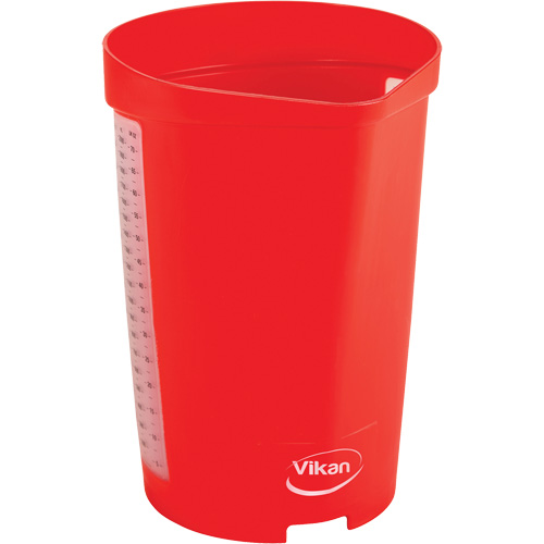 Cruche gradu&eacute;e, Plastique, Rouge, 65 oz Kelford