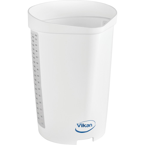 Cruche gradu&eacute;e, Plastique, Blanc, 65 oz Kelford