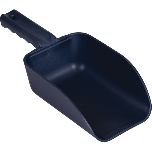 Metal Detectable Hand Scoop, Plastic, Blue, 32 oz. Kelford