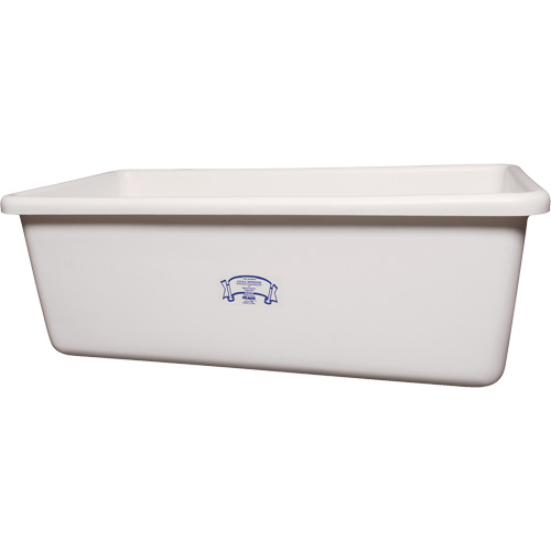 Transport Storage Tub, Plastic, White Kelford