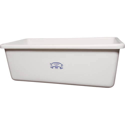 Bac de rangement et transport, Plastique, Blanc Kelford