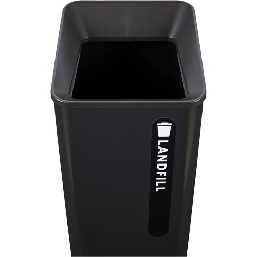 Bac d'ordures destin&eacute;s &agrave; l'enfouissement Sustain, Plastique/Acier, 23 gal. US Kelford