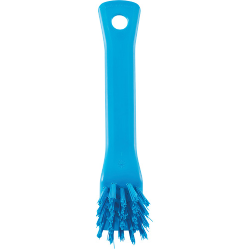 Brosse avec rebord grattoir, Soies Ferme, Longueur de 6", Bleu Kelford