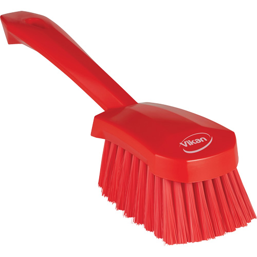Brosse &agrave; r&eacute;curer avec manche court, Soies Doux, Longueur de 10-1/2", Rouge Kelford