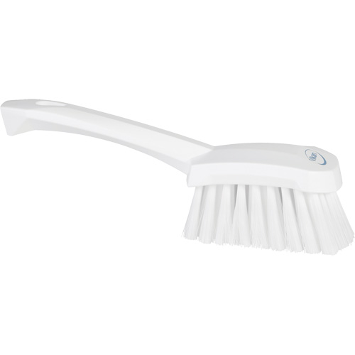Brosse &agrave; r&eacute;curer avec manche court, Soies Doux, Longueur de 10-1/2", Blanc Kelford