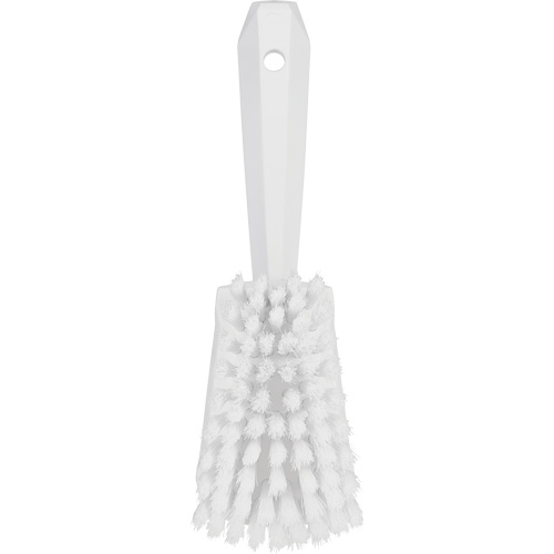 Brosse &agrave; r&eacute;curer avec manche court, Soies Doux, Longueur de 10-1/2", Blanc Kelford