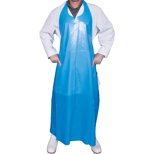 Top Dog 8 Mil. Apron, Polyurethane, 50" L x Blue Kelford