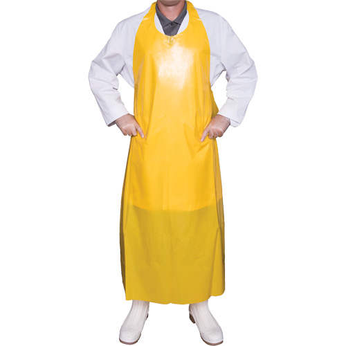 Top Dog 8 Mil. Apron, Polyurethane, 50" L x Yellow Kelford