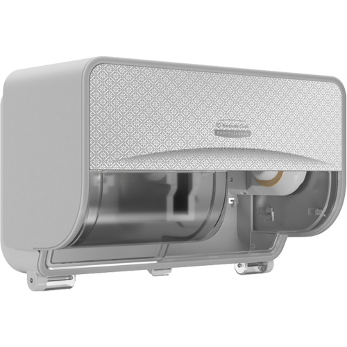 Distributeur de papier hygi&eacute;nique horizontal en rouleaux standards Icon, Multiple Capacit&eacute; du rouleau Kelford