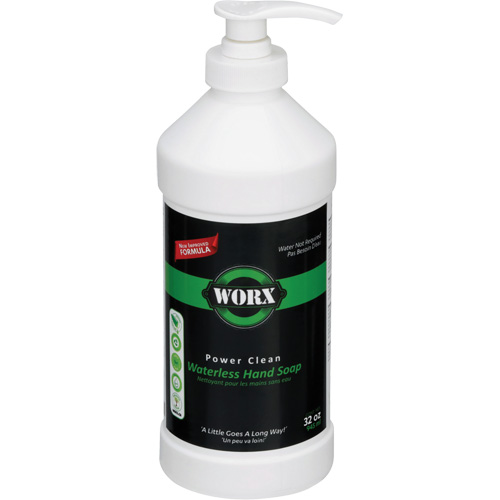 Power Clean Waterless Hand Soap, Liquid, 945 ml, Unscented Kelford