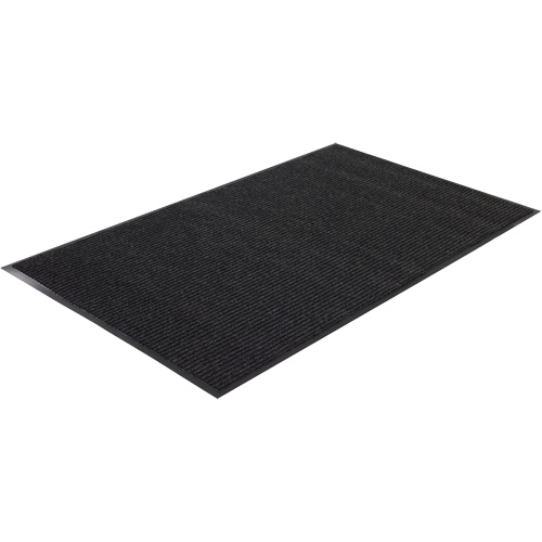 Tapis &agrave; nervures doubles, Essuie-pieds/grattoir, 2' x 3' x 1/4", Charbon Kelford