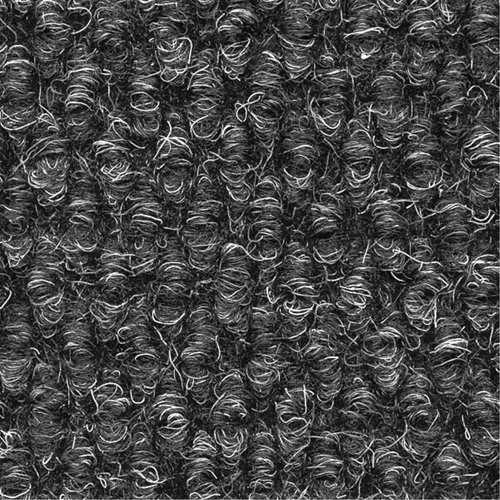 Supreme Knob Entrance Matting, Wiper/Scraper, 13-5/12' x 75-1/2' x 7/16", Charcoal Kelford