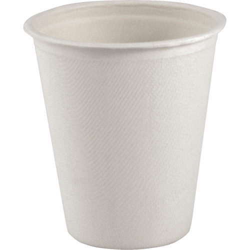 Single Wall Compostable Hot Drink Cup, Paper, 8 oz., White Kelford