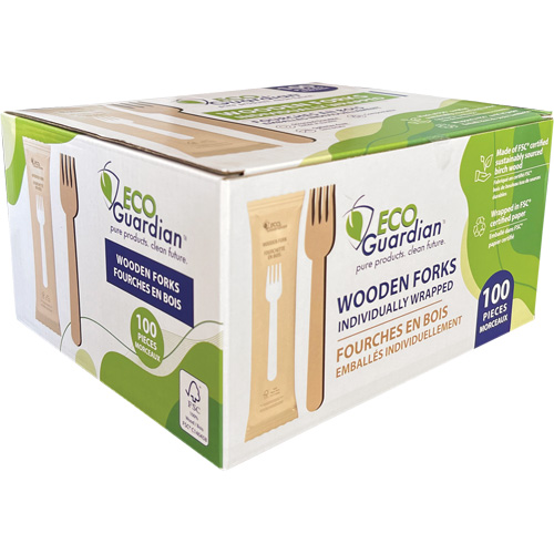 Individually Wrapped Wooden Forks Kelford