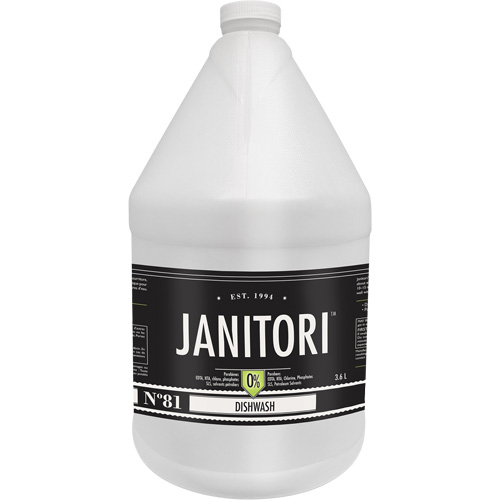 Nettoyant &agrave; vaisselle Janitori 81, Liquide, 4 L Kelford