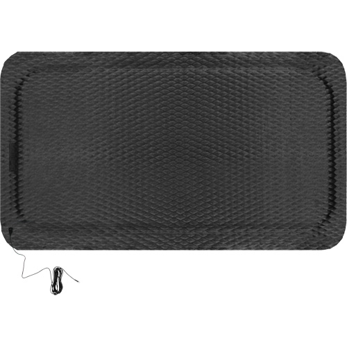 Hog Heaven Electrically Conductive Mat Kit, 3' W x 5' L, 7/8" Thickness, Black, Nitrile Kelford