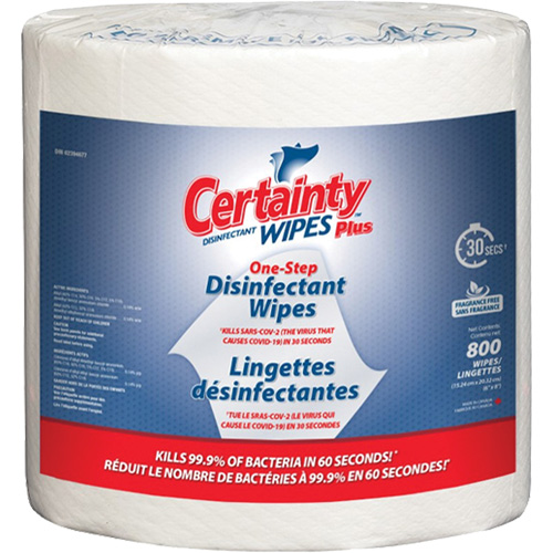Plus Disinfectant Wipes, 7-9/10" x 5-9/10", 800 Count Kelford