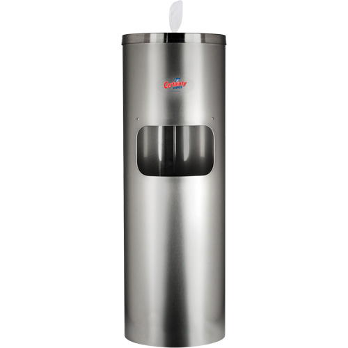 Support de plancher en acier inoxydable pour lingettes Kelford