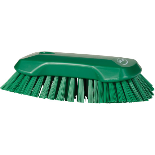 Brosse &agrave; main, Soies Tr&egrave;s ferme, Longueur de 9-1/10", Vert Kelford
